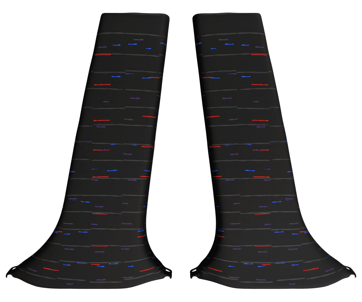 Custom 1998-2005 LEXUS GS S160 LOWER B PILLARS