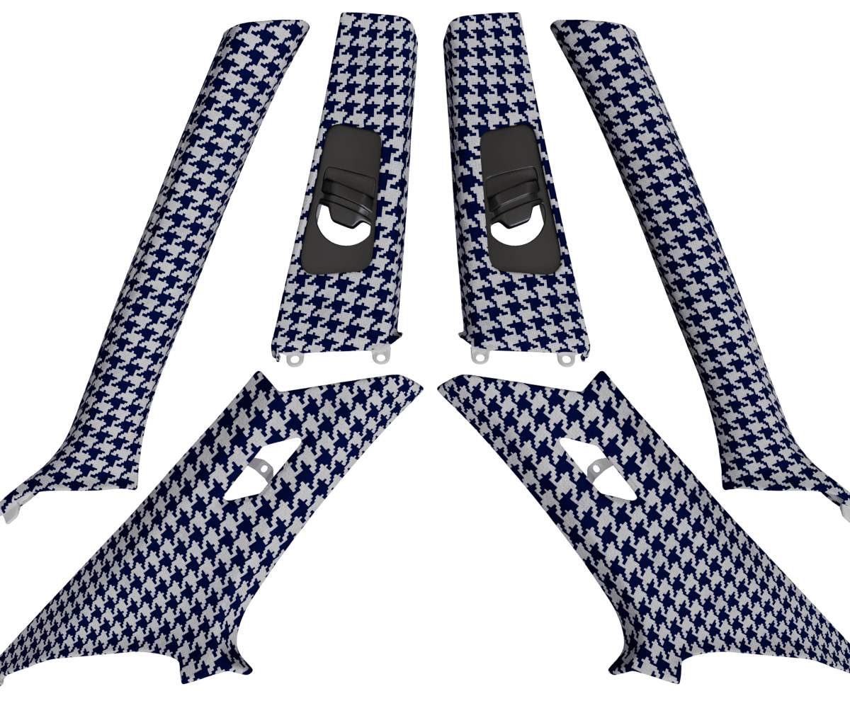 1999-2006 BMW 3-SERIES E46 COUPE PILLARS