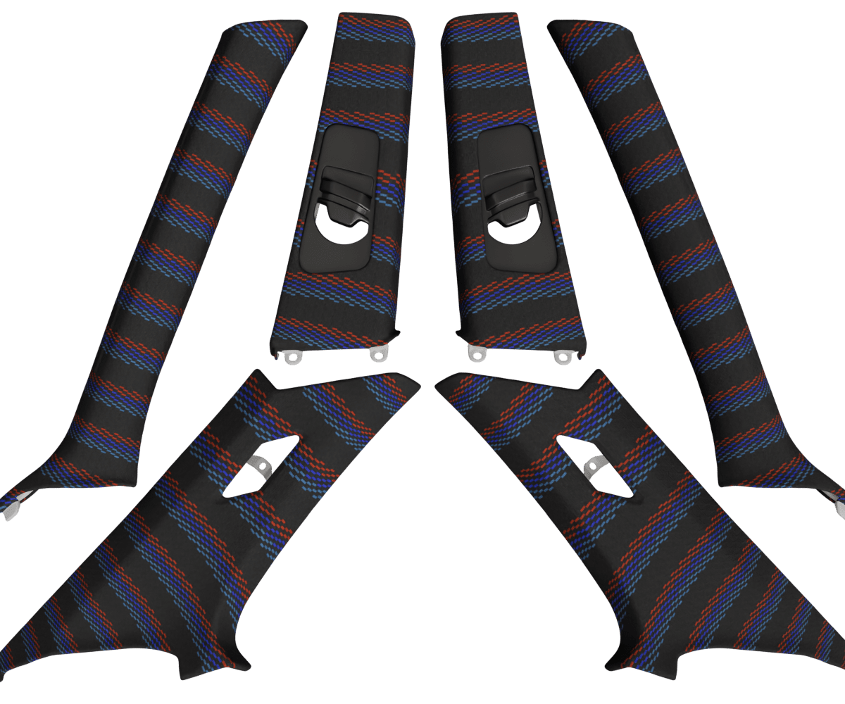 1999-2006 BMW 3-SERIES E46 COUPE PILLARS