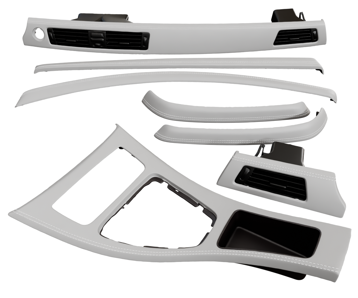 2006-2013 BMW 3-SERIES E90 WOOD TRIM NON-M NON-IDRIVE