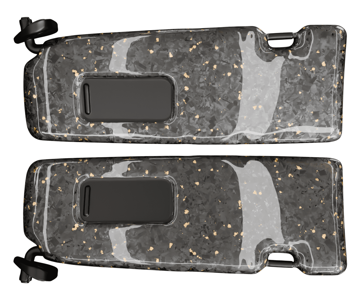 Custom 2008-2013 BMW 1-SERIES E8X SUN VISORS