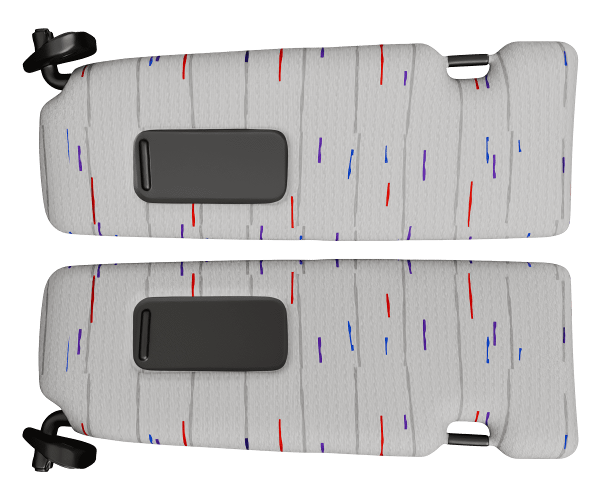 Custom 2008-2013 BMW 1-SERIES E8X SUN VISORS