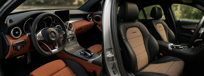 C-Class Sedan W205 AMG  interior image