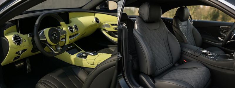 S-Class Coupe C217  interior image