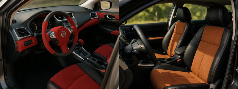 Sentra B17 interior image