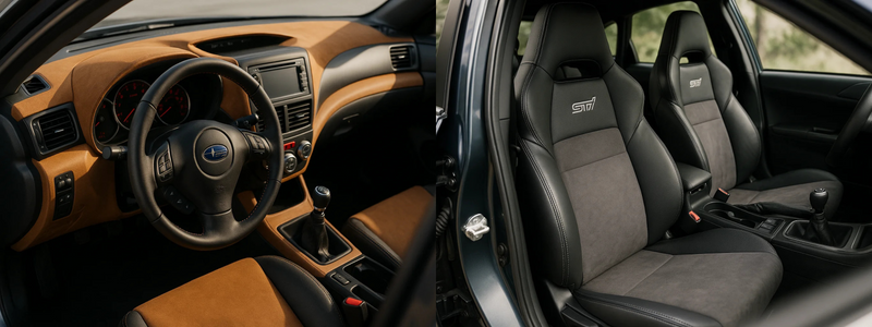 WRX STI Hatch GRB Stinkeye interior image