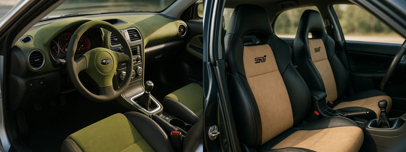 WRX STI Sedan GD Hawkeye  interior image