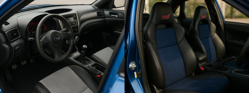 WRX STI Sedan GVB Stinkeye  interior image