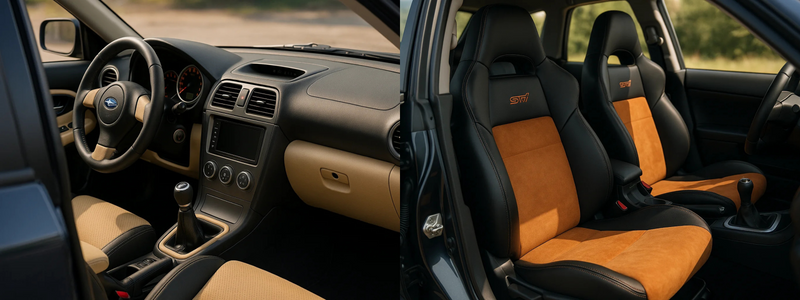 WRX STI Wagon GG Hawkeye  interior image