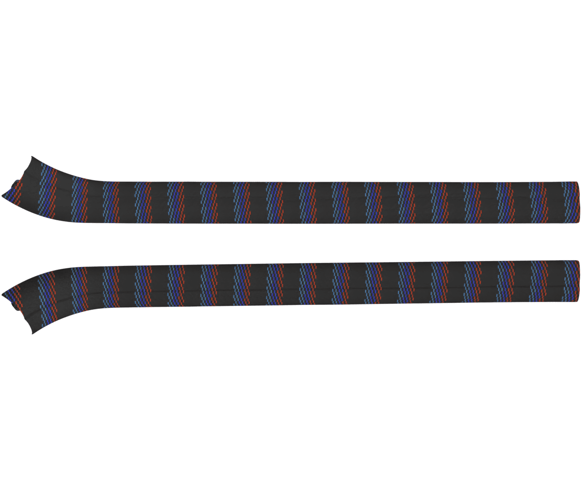 bmw e92 e93 OEM door sill trim wrapped in 3 Mtech M Black fabric