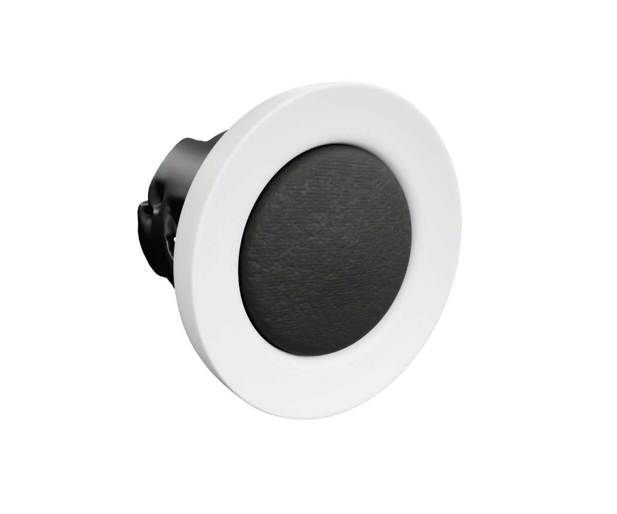 bmw e9x Custom upholstered black Alcantara push start button