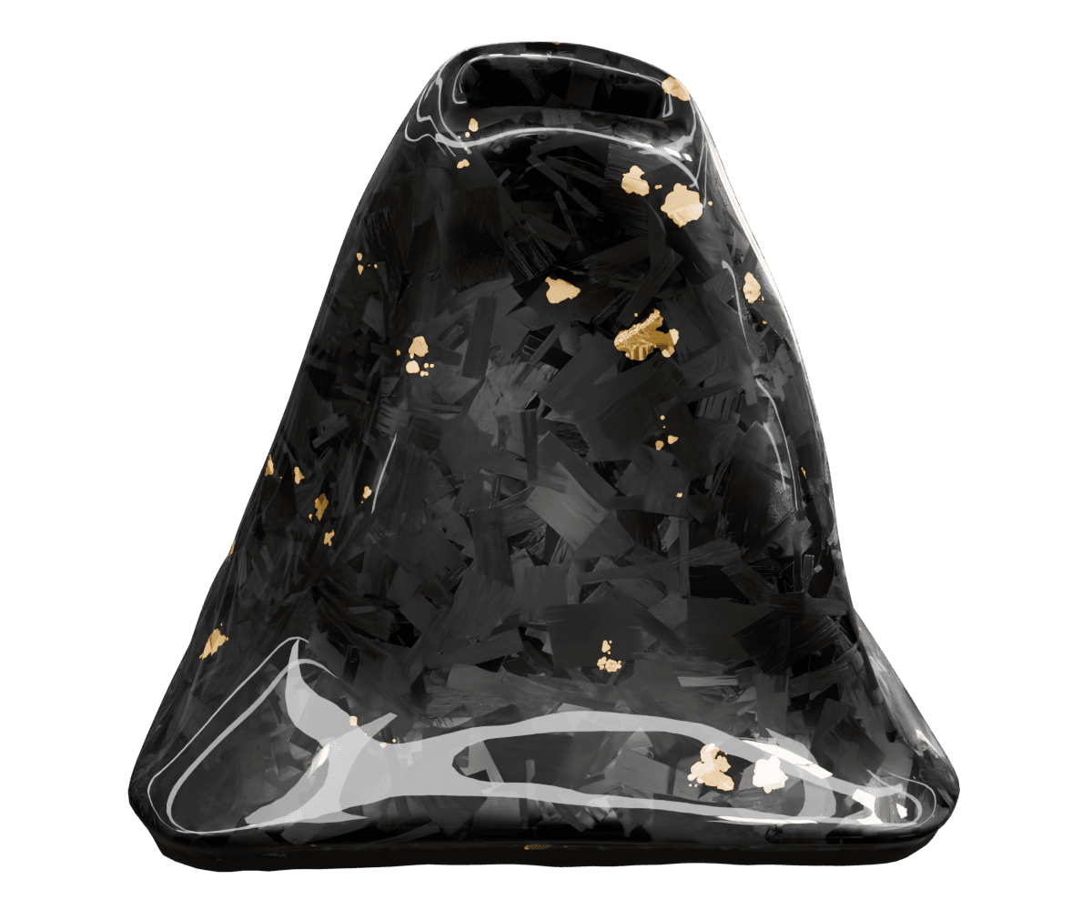 bmw e9x m3 Forged carbon fiber manual shift boot with colored flakes finished in high gloss