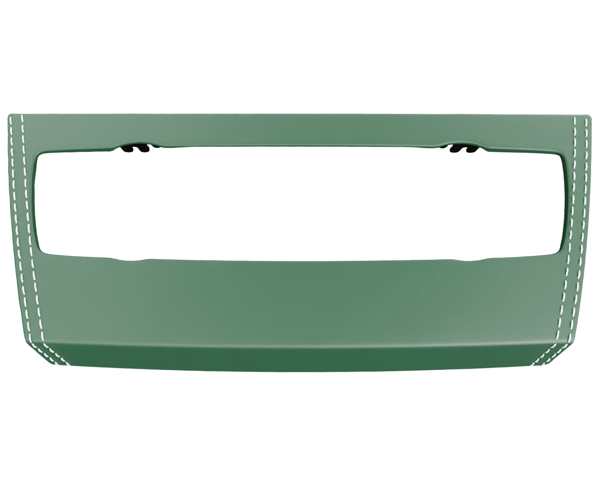 bmw e9x Premium Nappa leather non idrive ac cover no cutout with custom stitching