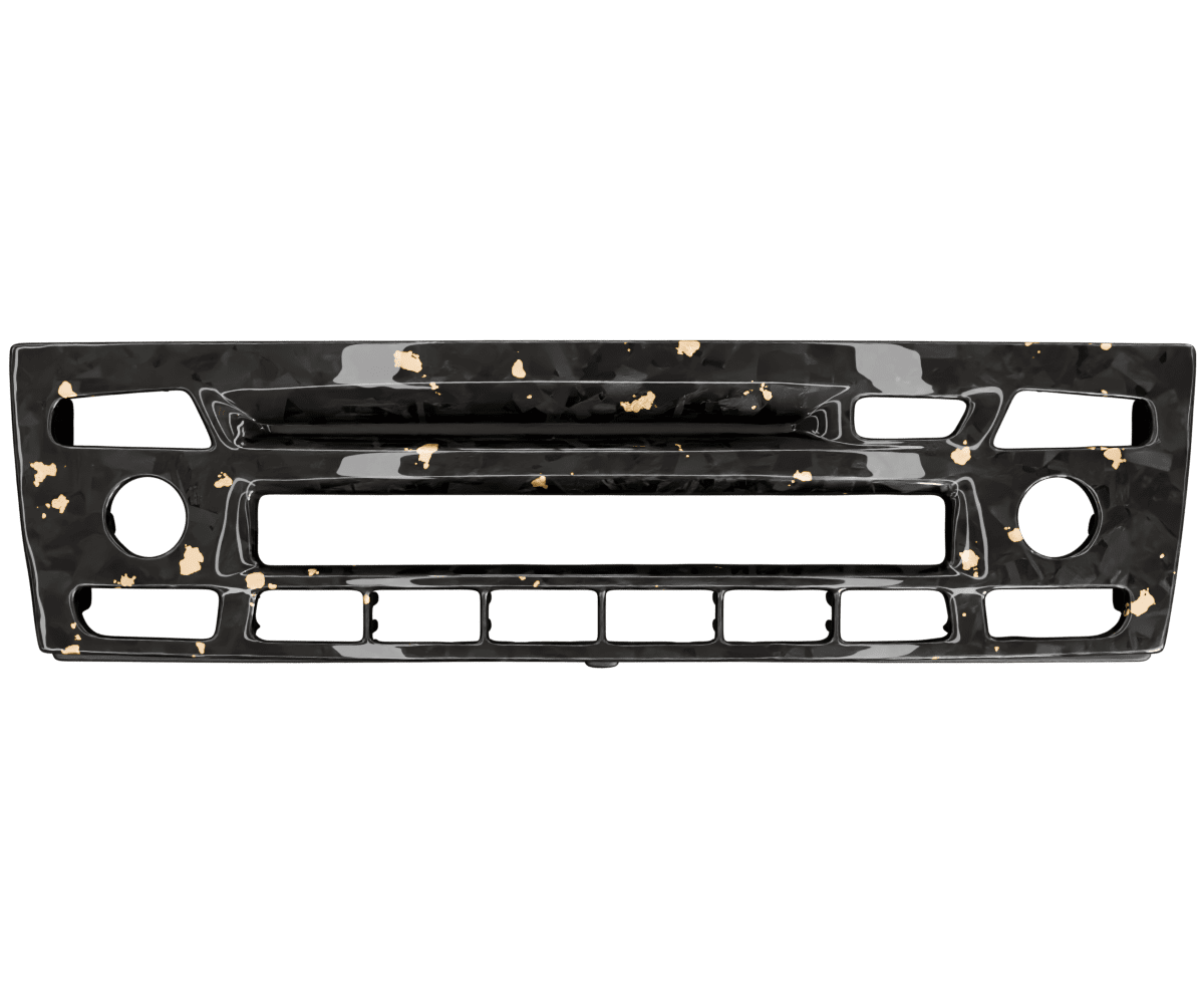 bmw e9x non idrive Forged carbon fiber radio panel cover with colored flakes finished in high gloss