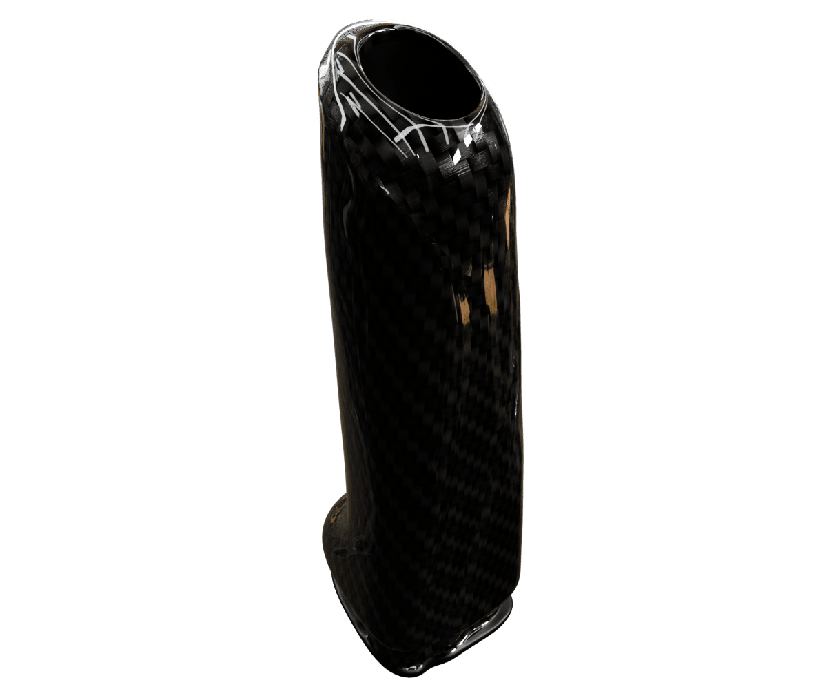 bmw f8x f3x Carbon fiber e brake handle in a high gloss finish