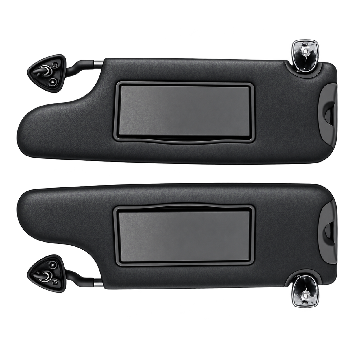 Dodge Challenger LA Sun Visor (2015-2023) — black Nappa leather upholstery preview