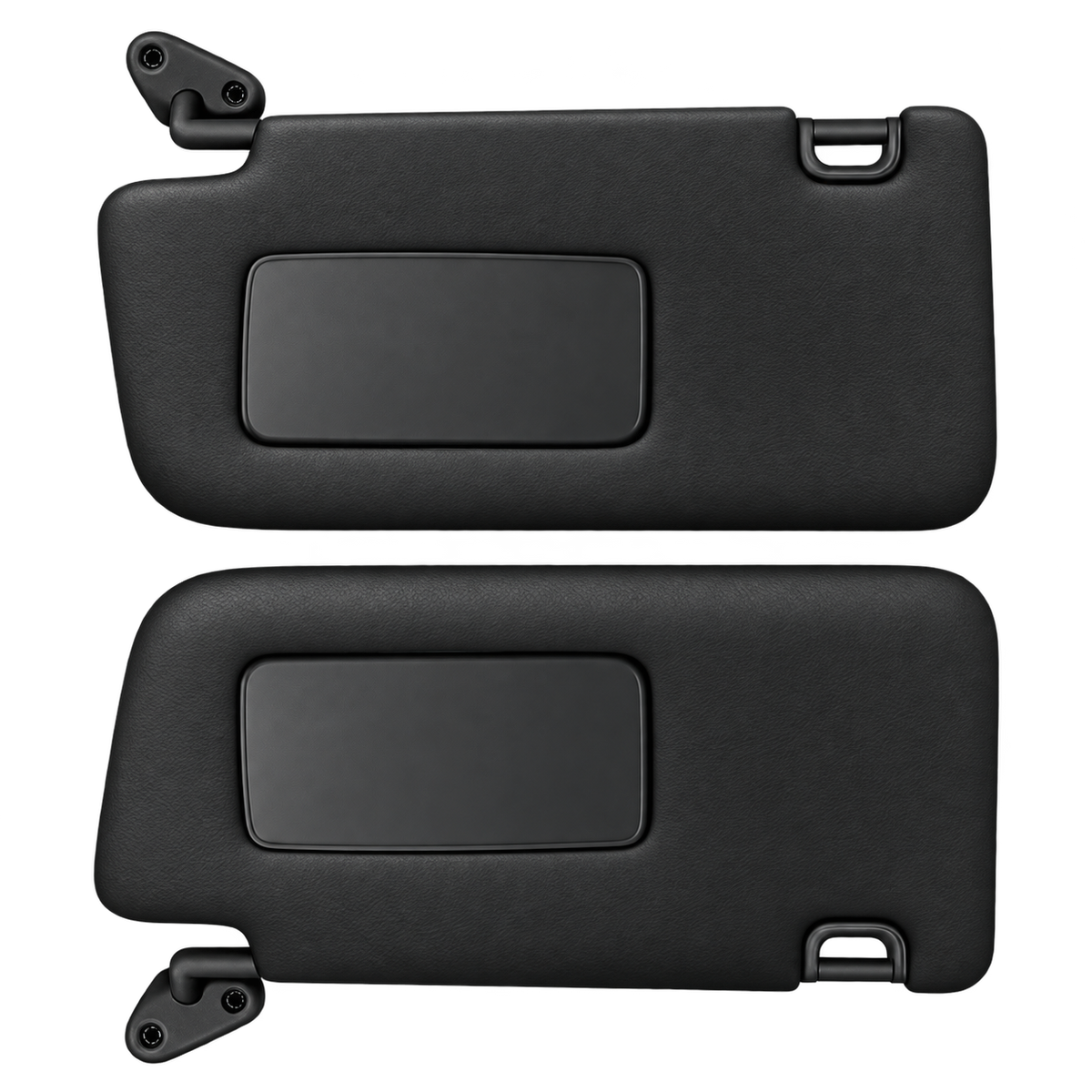 Subaru GJ sun visor pair, black Nappa leather upholstery preview