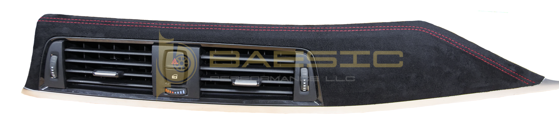 BMW F30 F32 F80 F82 Alcantara Dash Right Red Stitching