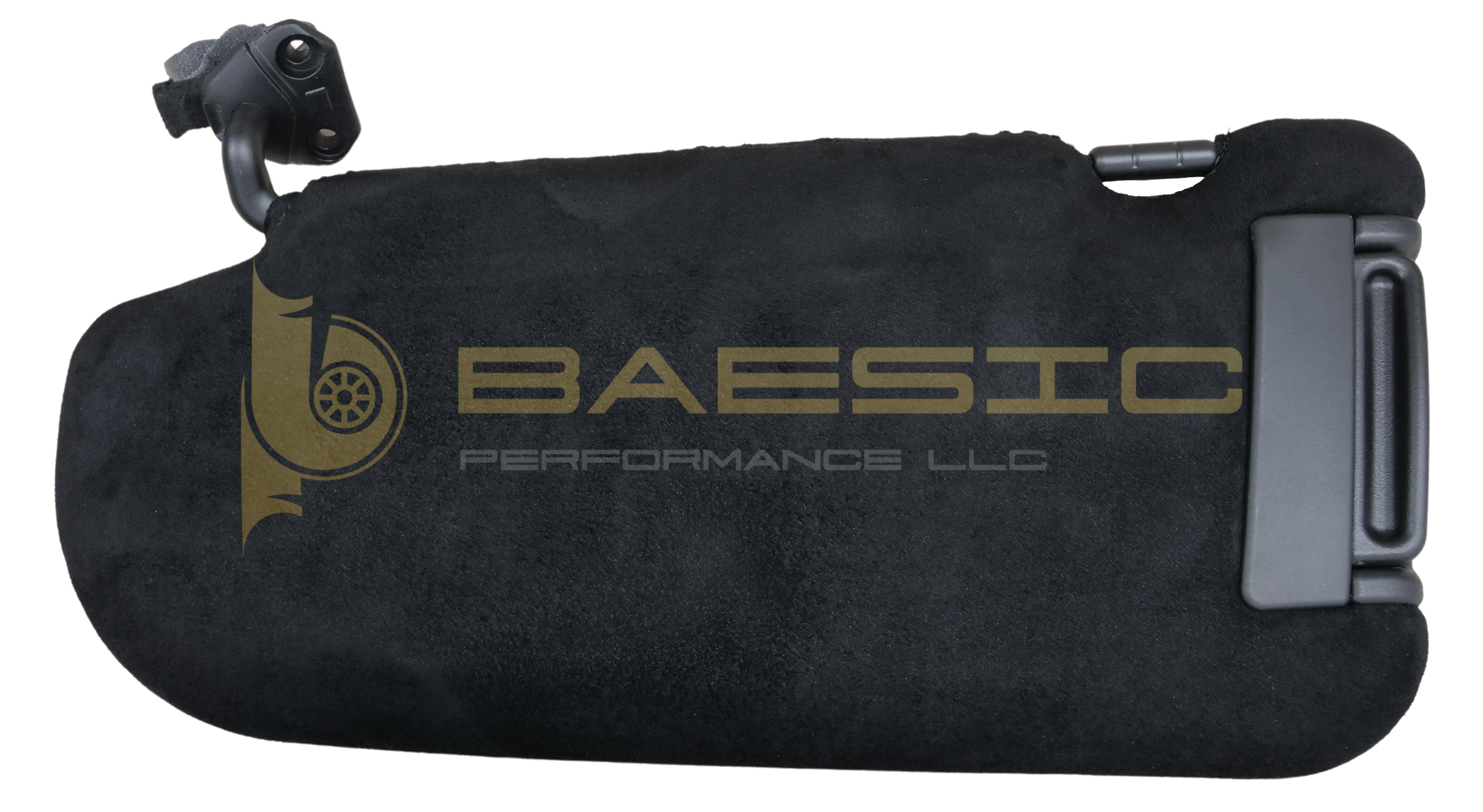 Infiniti M35 M45 Right Sun Visor Wrapped In Black Alcantara Suede