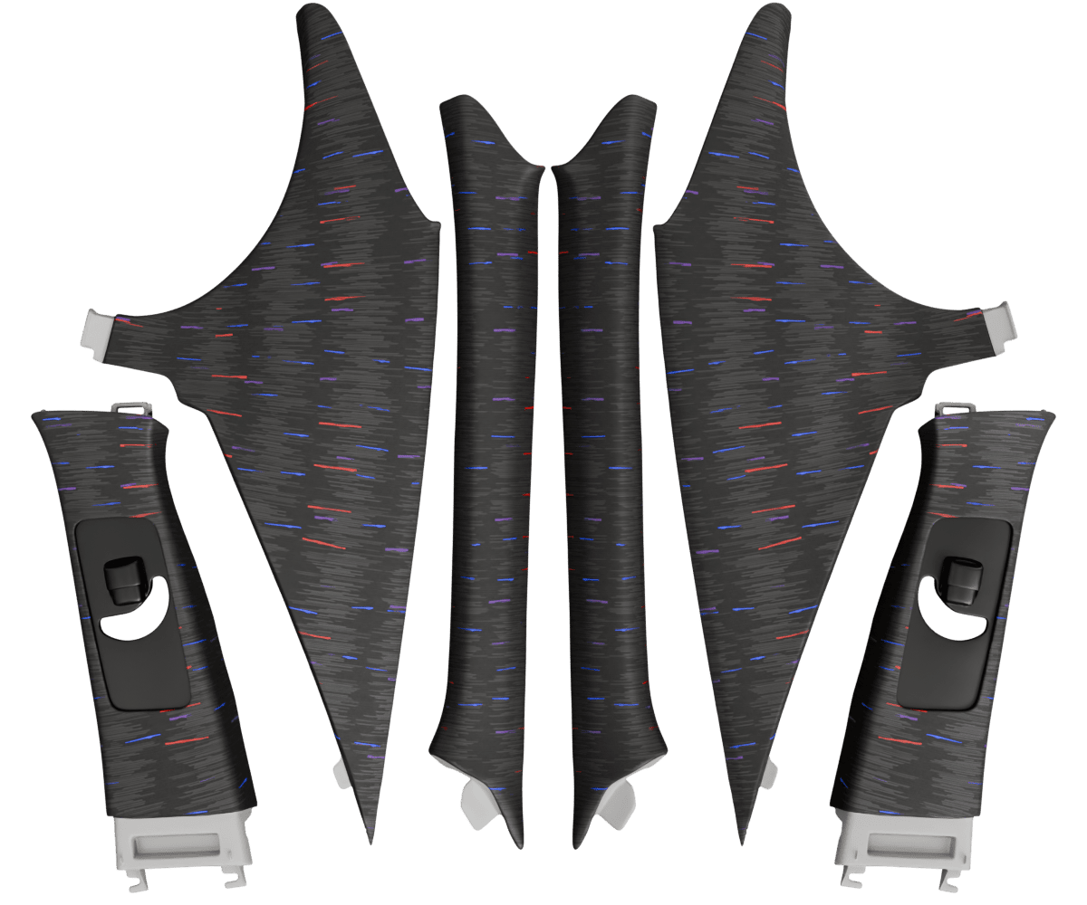 Custom 1998-2000 LEXUS GS S160 PILLARS