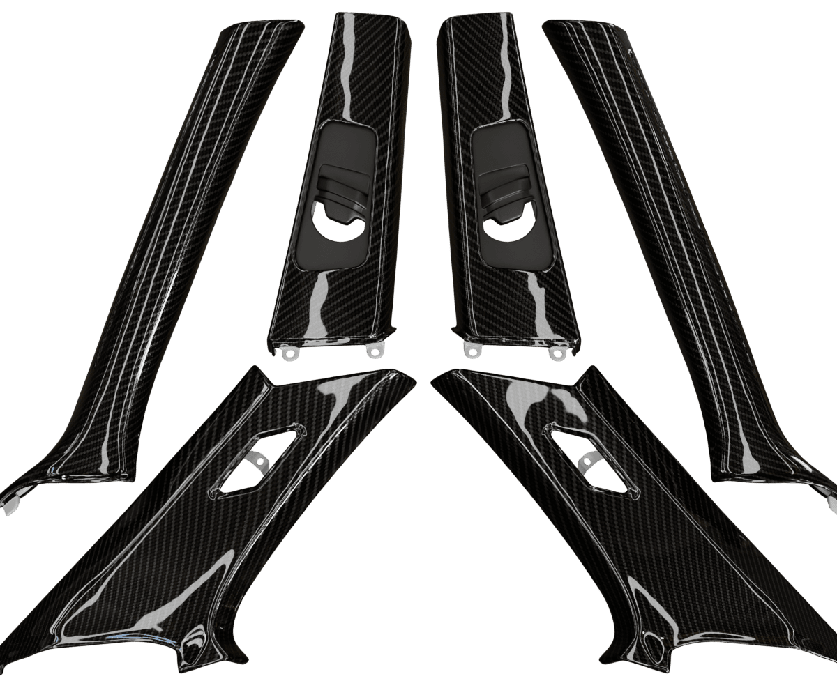 Custom 1999-2006 BMW 3-SERIES E46 COUPE PILLARS hover