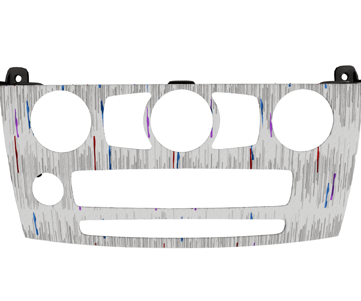 Custom 2004-2010 BMW 5-SERIES E6X AC PANEL COVER hover