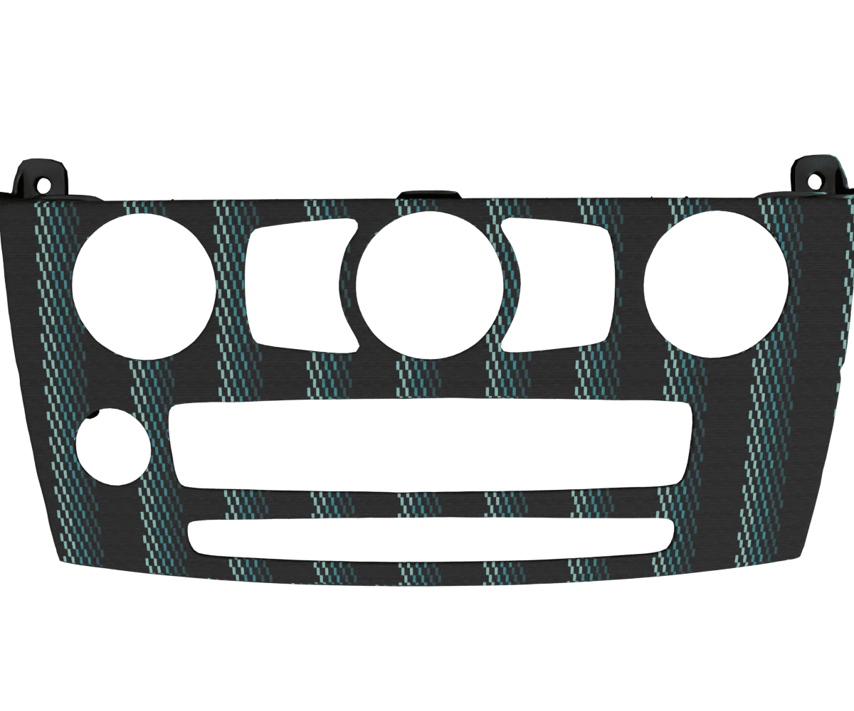 Custom 2004-2010 BMW 5-SERIES E6X AC PANEL COVER hover