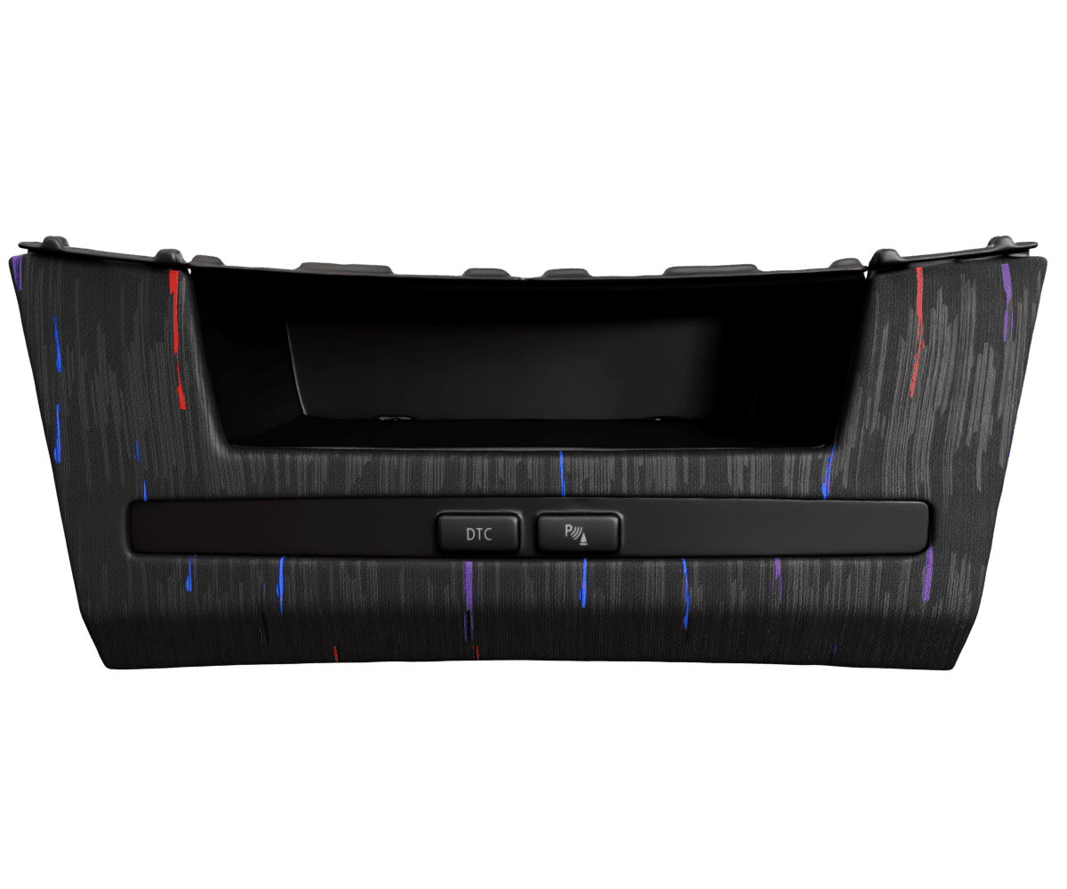 Custom 2004-2010 BMW 5-SERIES E6X DASH ACCESSORY PANEL W TRAY hover