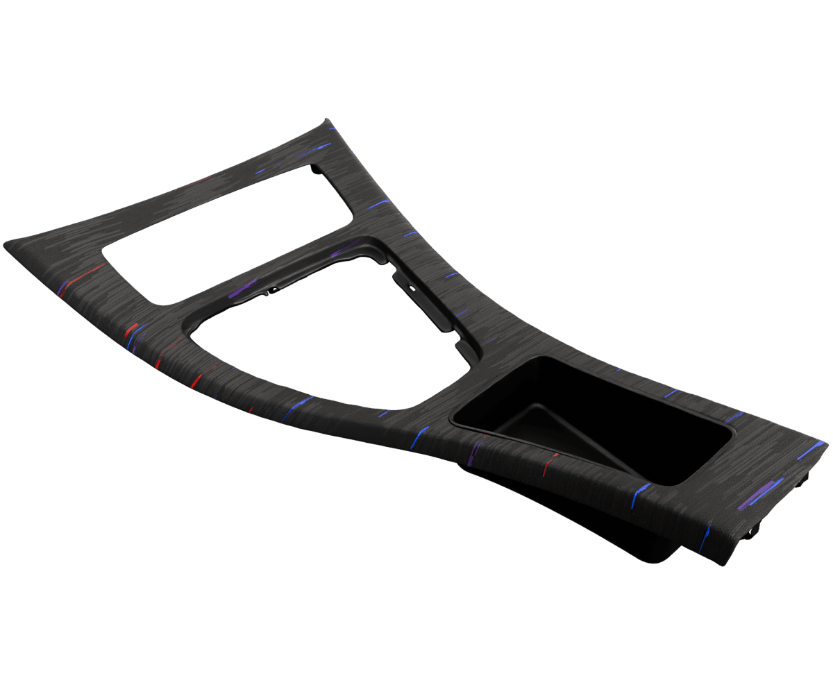 Custom 2007-2013 BMW 3-SERIES E9X CENTER CONSOLE NON-M NON-IDRIVE