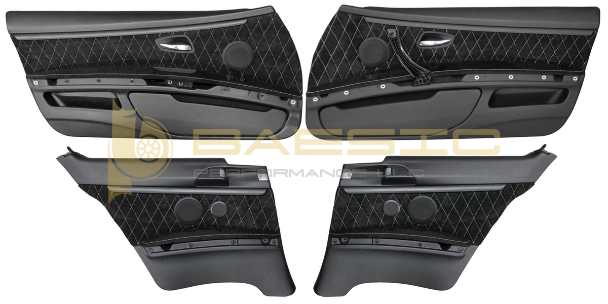 BMW E92 Door Panels Alcantara Suede
