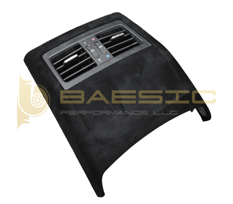 06-13 BMW E9X Rear Vent Cover Alcantara Suede