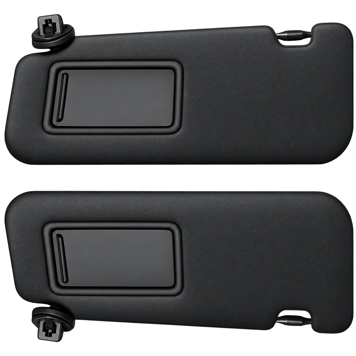 Lexus IS XE30 Sun Visor (2014+) — black Nappa leather upholstery preview