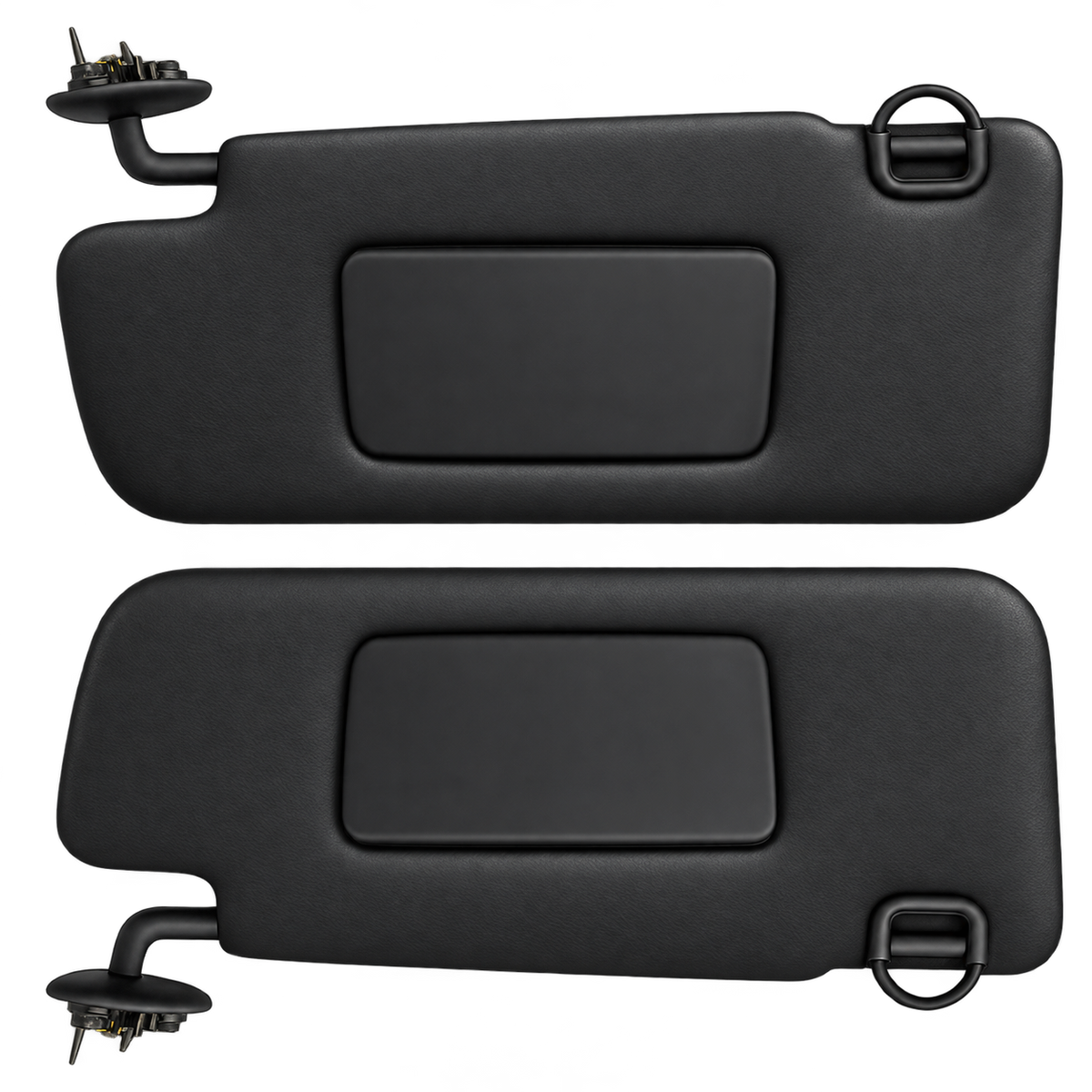 Subaru GC sun visor pair, black Nappa leather upholstery preview
