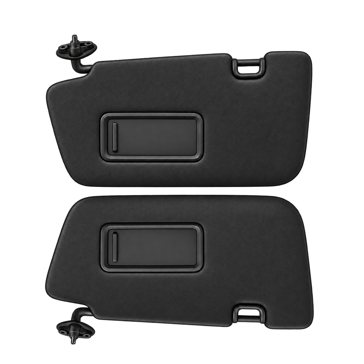 Subaru GE sun visor pair, black Nappa leather upholstery preview