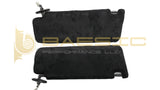 Lexus GS300 GS400 GS430 Sun Visor Pair Black Alcantara Suede