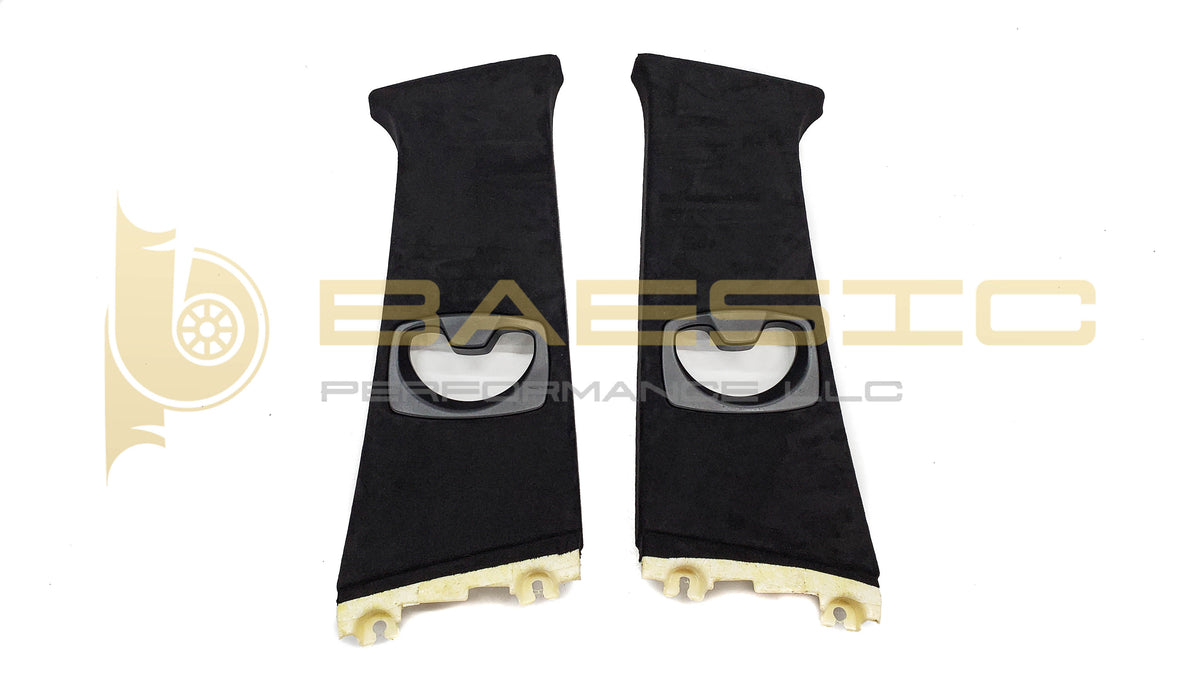 04-10 BMW E60 Pillars Alcantara Suede hover