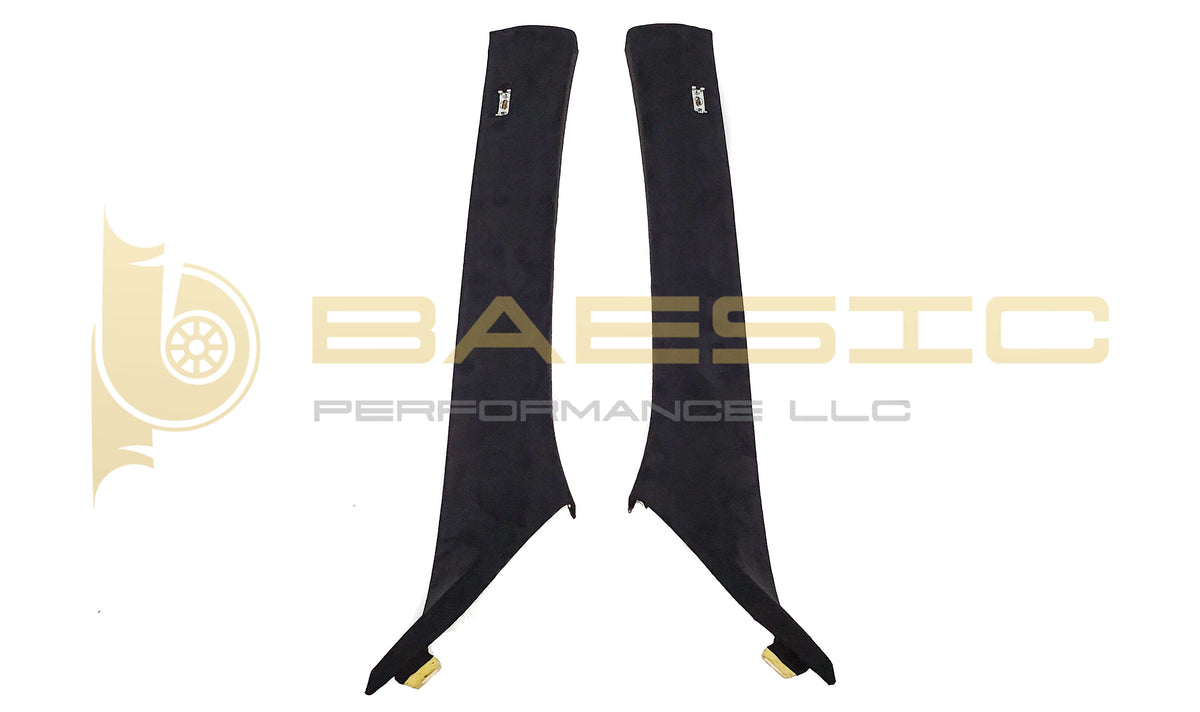 04-10 BMW E60 Pillars Alcantara Suede hover