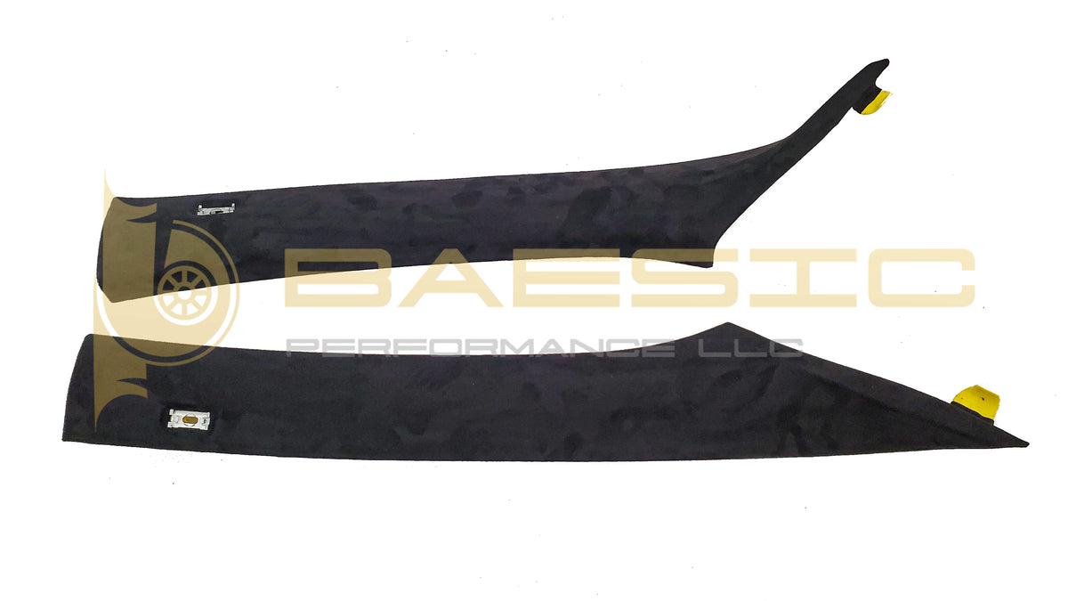 04-10 BMW E60 Pillars Alcantara Suede hover