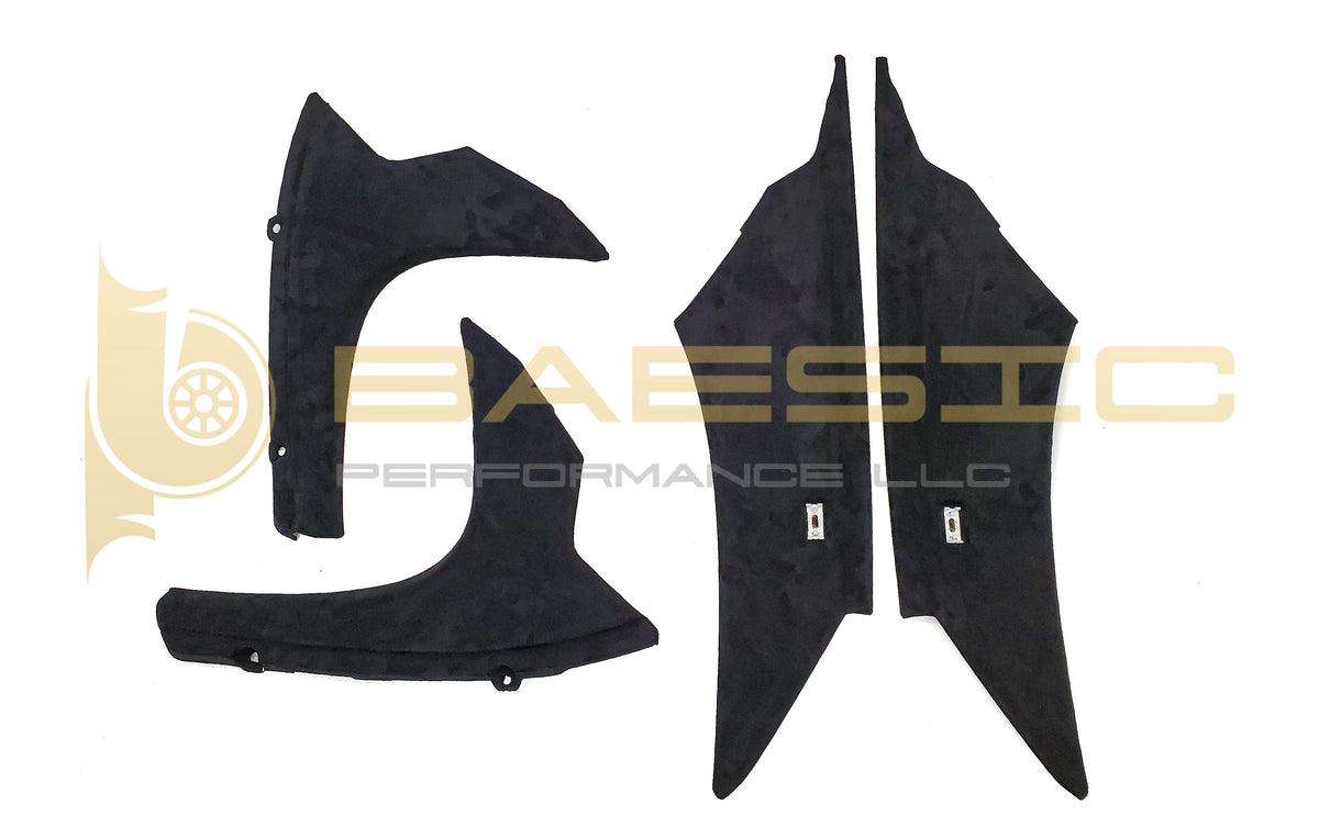 04-10 BMW E60 Pillars Alcantara Suede hover