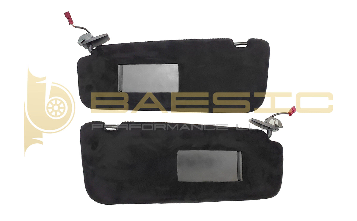 06-10 BMW E60/E61 Sun Visor Pair Alcantara Suede