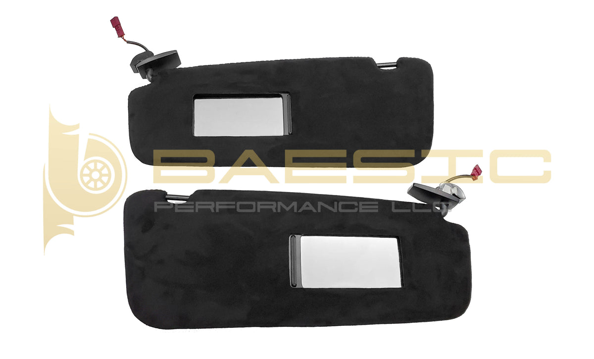 06-10 BMW E60/E61 Sun Visor Pair Alcantara Suede hover