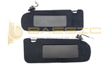 93-97 Lexus GS300 GS400 Sun Visor Pair Black Alcantara Suede