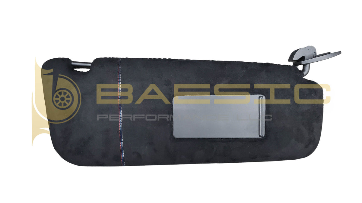 06-10 BMW E60/E61 Sun Visor Pair Alcantara Suede hover