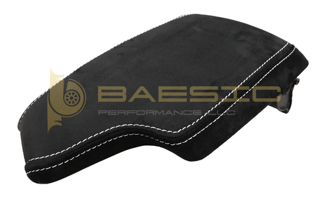 BMW F80 F82 F30 F32 Armrest Alcantara Suede White Stitching