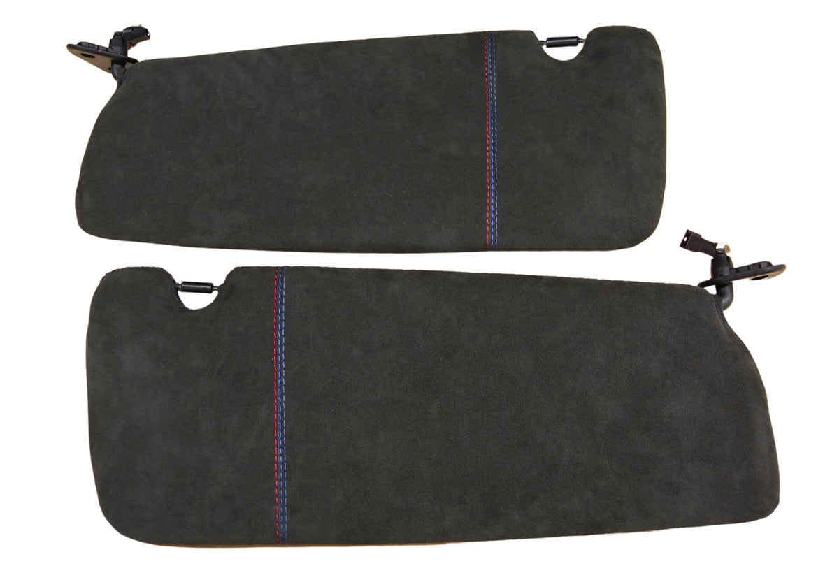 BMW E46 Sun Visor Pair Alcantara Suede (1999-2005) hover