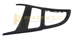 BMW E82 E88 Alcantara Suede Wood Trim Center Console with Blue Stitching