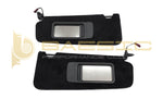 BMW E90 E92 E9X Black Alcantara Sun Visor Pair