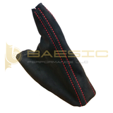 BMW E46 E-Brake Boot Alcantara Suede Red Stitching