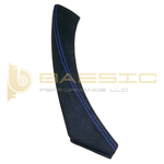 BMW E9X Handle Cover Alcantara Suede with Blue Stitching