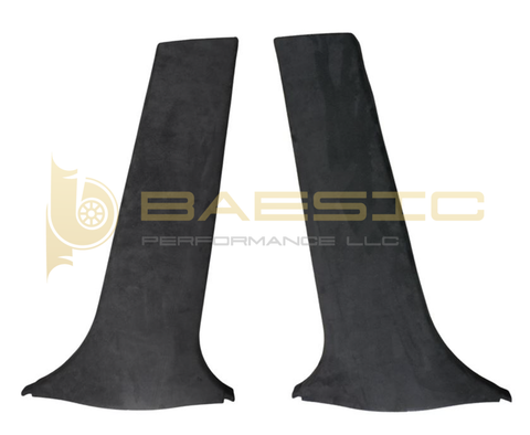 01-05 Lexus IS300 Lower B Pillars Alcantara Suede